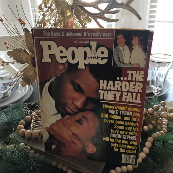 VTG People Magazine June 27 1988 Mike Tyson & Robin Givens The Harder Th… - Picture 2 of 15